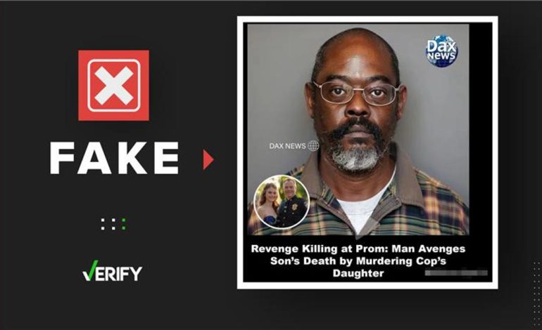 Posts about a man killing a cop’s daughter are fake