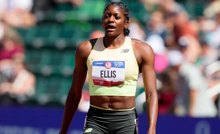 Runner trapped in porta-potty before winning Olympic trial