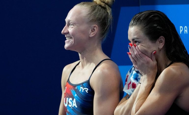 Team USA gets first medal of Paris Olympics in women’s diving