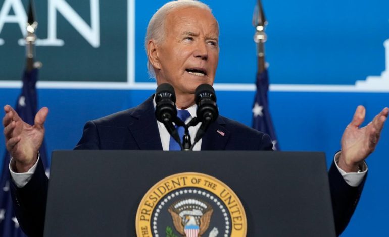 Biden press conference: President confronts crucial campaign day