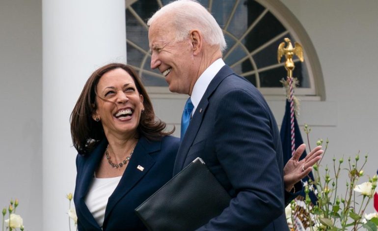 Biden’s campaign changes name to ‘Harris for President’