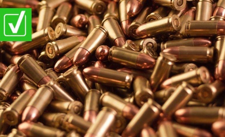 Some grocery stores have vending machines with ammunition
