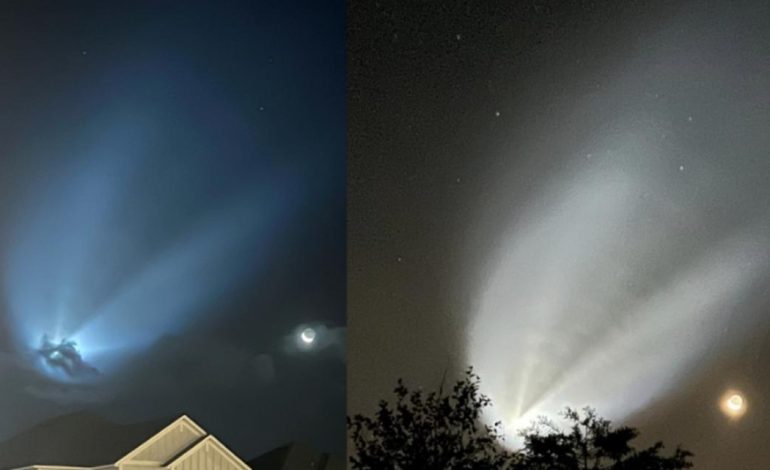 What was the light in the sky in Florida Wednesday?